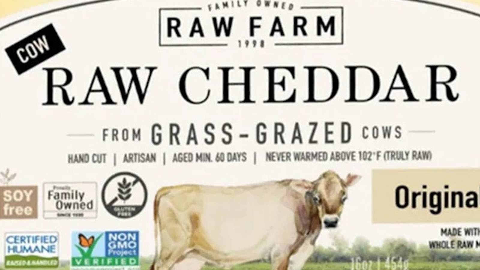 Recall alert Raw Farm voluntarily recalls cheddar cheese over E. coli