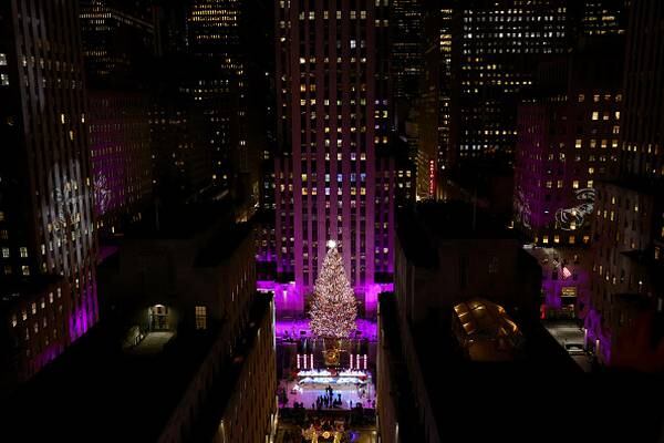 Photos: Rockefeller Christmas tree lighting rings in season