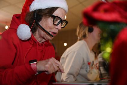 NORAD volunteers tracking Santa