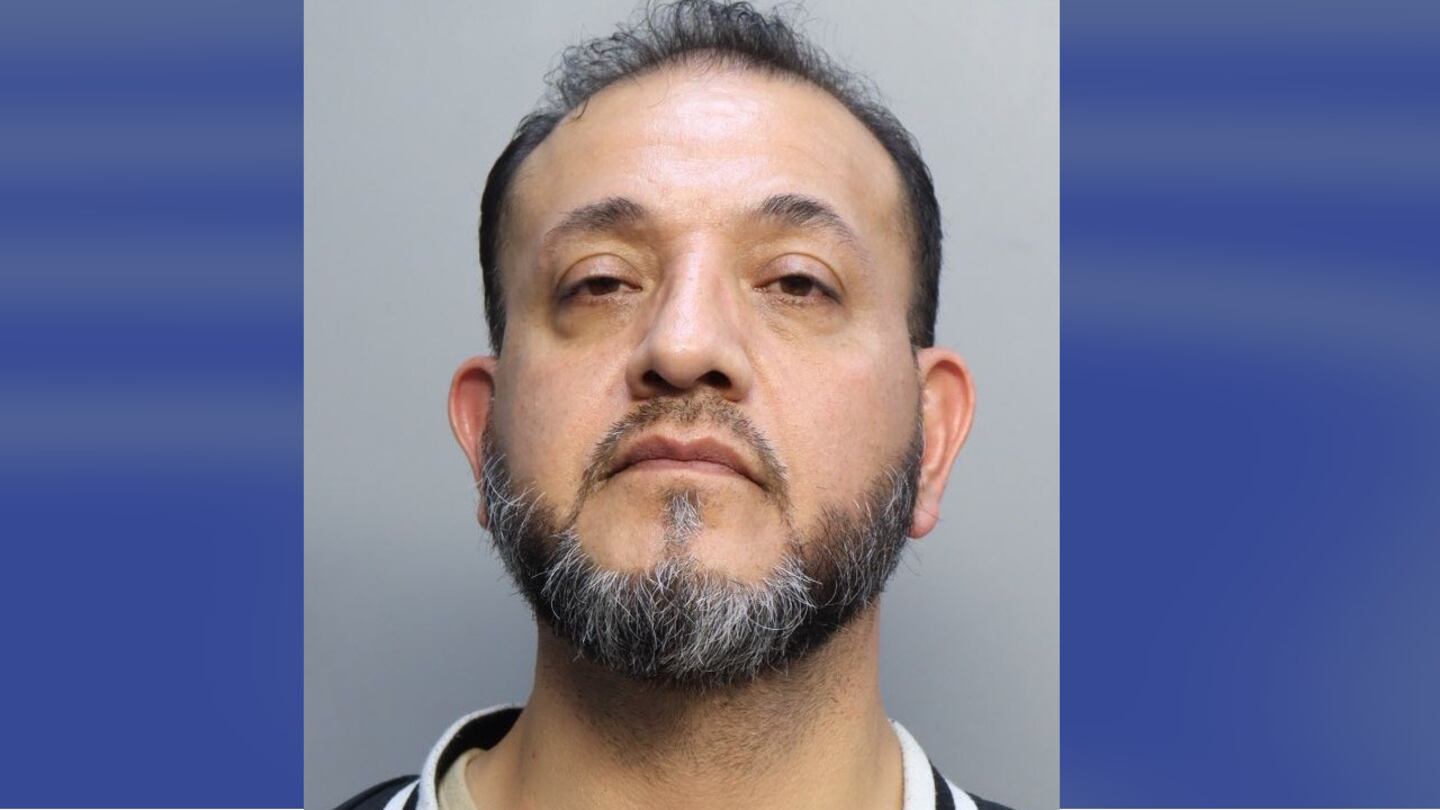 Juan Gabriel Reyes was charged with battery after the disturbance on the Frontier Airlines flight that was forced to land in Miami.